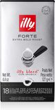 Illy e.s.e. servings koffiepads forte 12 x 18 stuks