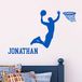 Gepersonaliseerde naamstickers | Aanpasbare naamsticker – Kinderkamerwanddecoratie | 2 vellen van 35 x 30 cm en 60 x 25 cm – marineblauw