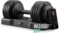 Activora Smart Dumbbell - Verstelbaar 7 kg tot 25 kg - Inclusief App en Smart Display