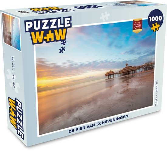 MuchoWow Puzzel De pier van Scheveningen - Legpuzzel - Puzzel 1000 stukjes volwassenen