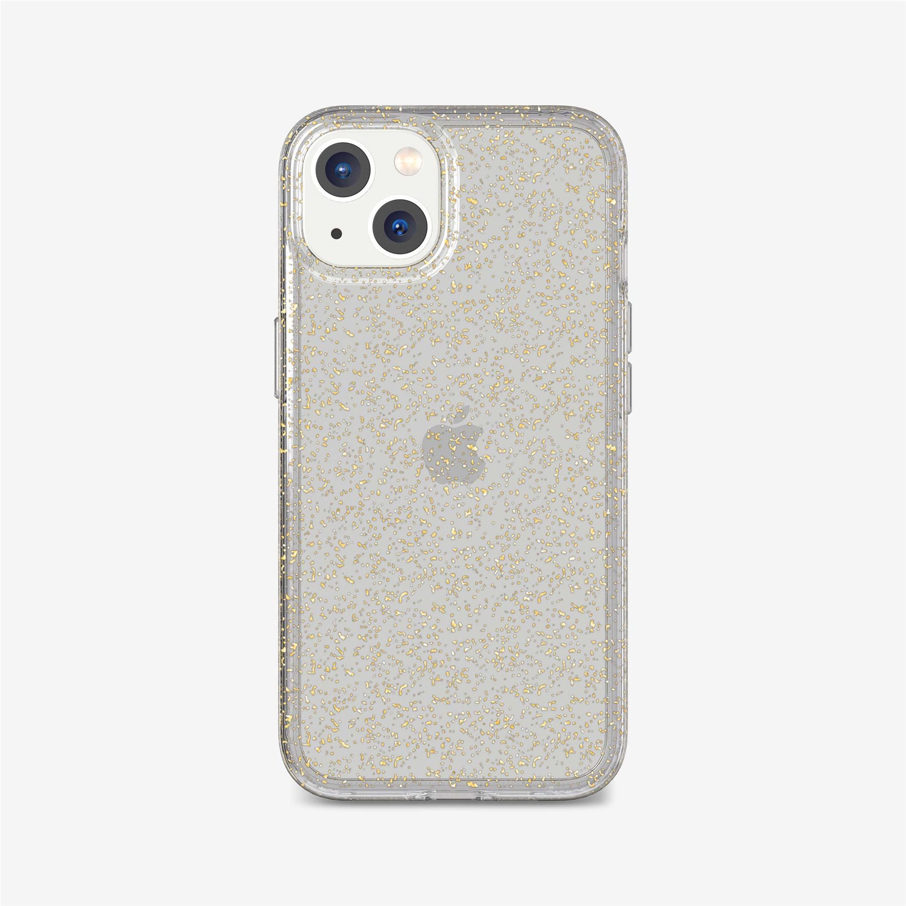 Tech21 Evo Sparkle iPhone 13 Case - Gold/Transparent