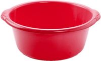 PLASTICFORTE Afwasteiltje - rond - 25L - rood - afwasbak - 54 x 21 cm