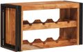 vidaXL Wijnrek Bruin 80 x 45 x 33 cm Massief Acacia Hout