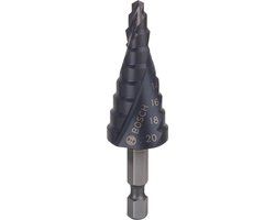 Bosch Professional HSS-AlTiN Trapboor - 4-20 mm - 9 treden - Hex