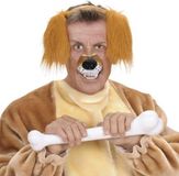 Widmann Plastic honden neus - verkleed neuzen - dieren - carnaval - dierenpak - feestneus
