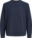 JJ JACK&JONES JREBSTANCE KNIT CREW NECK Jongens Gebreide truien Katoen/Polyester Navy Blazer XL