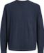 JJ JACK&JONES JREBSTANCE KNIT CREW NECK Jongens Gebreide truien Katoen/Polyester Navy Blazer XL
