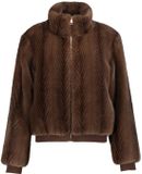 Geisha Veste en fausse fourrure à motif et aspect doux 69524 19 Brown Femme Taille - XL