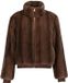 Geisha Veste en fausse fourrure à motif et aspect doux 69524 19 Brown Femme Taille - XL