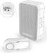Honeywell DC311NP2 Draadloze Deurbel - Plug-in - 4 Melodieën - 84 dB - 150 meter - Wit