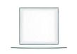 H & H transparant, vierkant bord, 25 cm, glas, 1 stuk