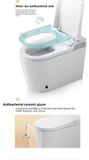 StarTech Intelligent toilet – Elektrisch smart toilet 220V – Spoelsysteem met dubbele spoeling (3/6 liter) – Afstandsbediening – Verwarmde zitplaats – Automatische dekselopener – Vrijstaand – Wit