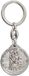 RVS Avisa RVS sleutelhanger - 'St.Christopher / St.John Paul II' (Zilverkleurig)