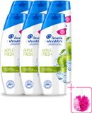 Head & Shoulders Apple Fresh Anti-Roos Shampoo - 1 liter - 6 stuks