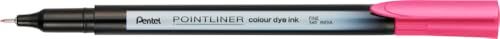 Pentel Pointliner colour S40 Fineliner - dye ink, 0,4 mm, roze (12 stuks)