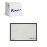 Decora 9260258 Bakmat Rechthoekig Silicone Grijs, Wit 385 x 285 mm