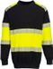 Portwest PW3 FR Modaflame HiVis klasse 1 Sweatshirt FR716 - Geel/Zwart - L