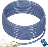 KOTARBAU® Persluchtslang ø 10 mm / 3 mm - Compressorslang - Luchtslang 50 m - PVC-slang met Weefselinleg - Waterslang - Transparant - Blauw