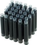 Cartouches d'encre pour stylo plume - Noir - Paquet de 30