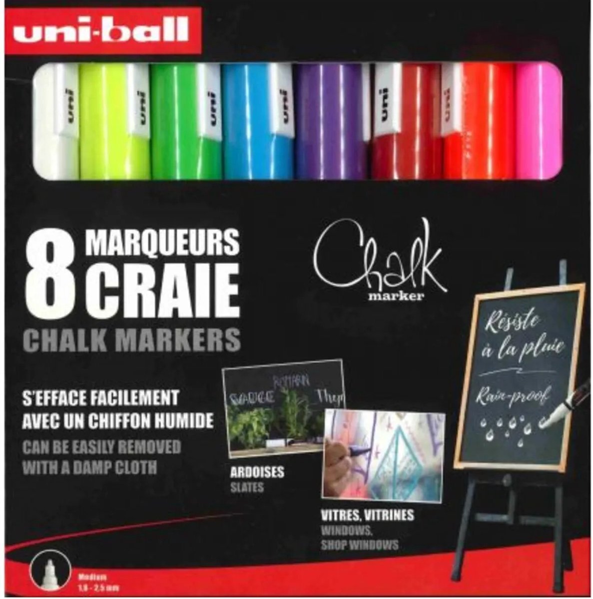 uni-ball Chalk Marker 8 Set