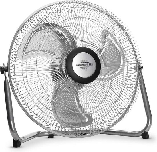 Industriële ventilator draaibare hellingshoek metalen vleugels - 45 cm - 3 snelheden - 80 W vermogen - Power Fan PW 1245