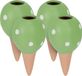 Merkloos Relaxdays Waterdruppelaar Kamerplanten - Set van 4 - 100 ml - Keramiek
