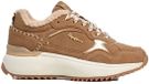 Pepe Jeans Kimi One Lage Sneakers Vrouw Suède/Kunsthaar Cognac Brown EU 36