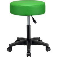 Casaria Verstelbare Draaikruk - 46/60cm Zithoogte – 1 Stuks Groen