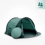 HUSH Outdoor - Campingtent 1 tot 2 Persoons - Pop up Systeem - Groen