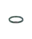 Calvin Klein Modern Square Collection, elastische kralenarmband van roestvrij staal voor heren