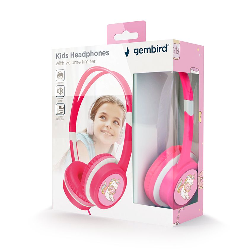 Gembird MHP-JR-PK Children's Headphones - Multi Colour