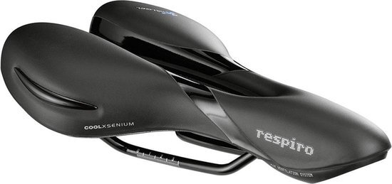 Selle Royal 5130HRTA891L4 Respiro Athletic zadel, leer,277x163 mm, zwart