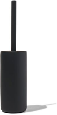 HEMA Toiletborstelhouder Mat Zwart Ø9.5x22 (zwart)