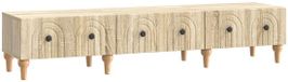 vidaXL TV-kast met lade Sonoma Eiken 147 x 34,5 x 30 cm Bewerkt hout