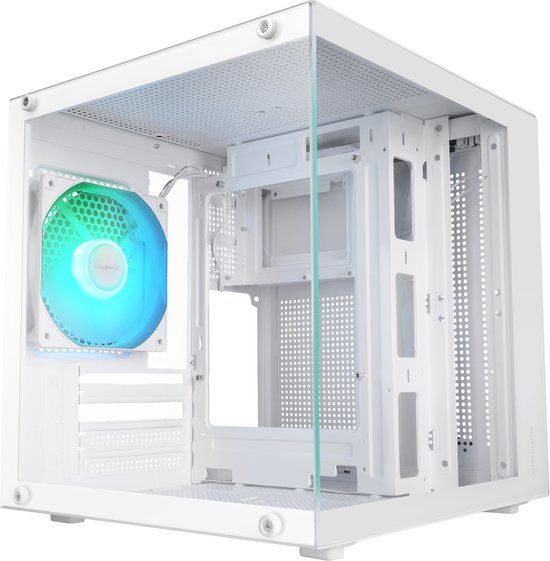 Mars Gaming MC-CUBEW computerbehuizing Mini Tower Wit