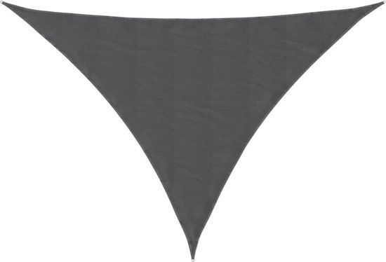 vidaXL Zonnescherm Driehoekig 3x3x4,24 m Oxford Stof Antracietkleurig