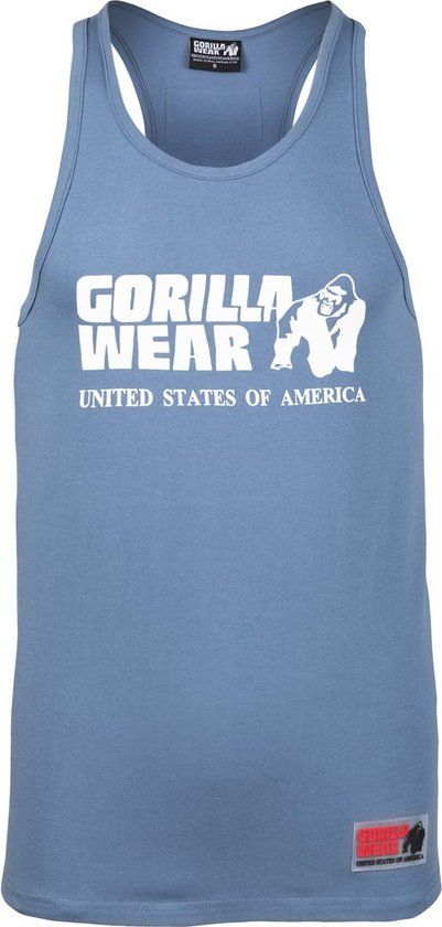 Gorilla Wear Classic Tank Top - Coronet Blauw - M