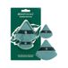 EcoTools Duo Make-up Houppettes, groot & mini voor fixeren, baking & matteren, met vingerband voor precieze applicatie, veganistisch, diervriendelijk & duurzaam, 2 stuks