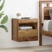 Prolenta Maison Exclusive - TV-wandplanken, 2 stuks. Gemaakt van gerecycled hout en houtvezel