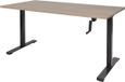 Schaffenburg Zit Sta bureau - Slinger 180x80 Havana Kersen - zwart frame