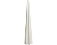 Light & Living Vloerlamp Kuala 124cm - Mat Wit (excl. kap)