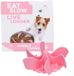 Eat Slow Live Longer Inzetstuk voor Anti-schrok Voerbak - S - Voerpuzzel - Slowfeeder voor Honden - Roze - Gobble Stopper