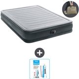 Intex Luchtbed - 2-Persoons - 152 x 203 x 33 cm - Grijs