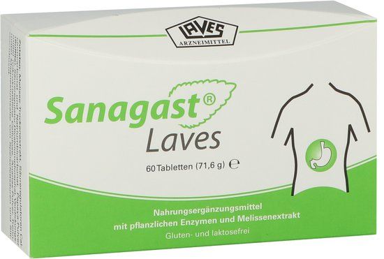 Laves Sanagast - 60 tabletten - Enzymenpreparaat