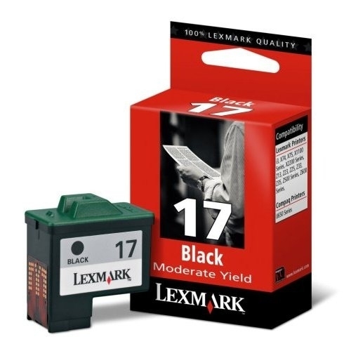 Lexmark Nr. 17 standaard zwarte inktcartridge zwart