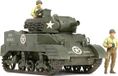 Tamiya US Howitzer Motor Carriage M8 Awaiting Orders with 3 Figures Model Kit 1:35
