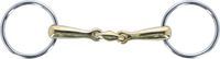 HKM Watertrens dubbelgebroken - 16 mm - Argentaan - 14.5cm