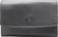 Esquire Leren Sleutelgeval Logo Key Case Black Zwart