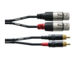 Cordial CFU 1.5 FC - Audio kabel - 1,5 m - Zwart