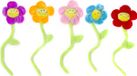 GOODS+GADGETS® Fleur chantante bleue, 40 cm avec son